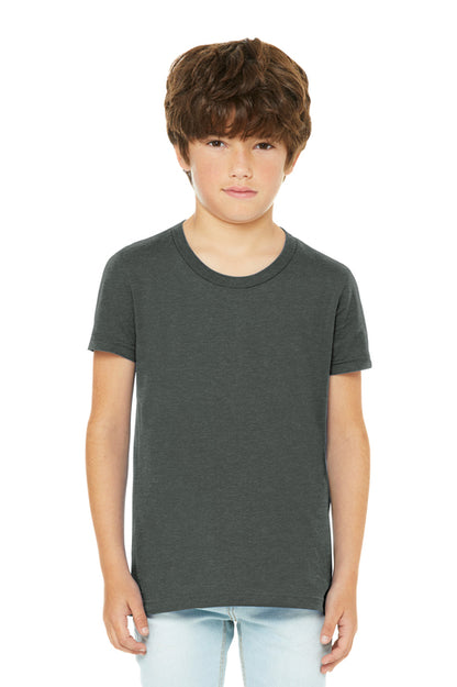 BELLA+CANVAS Youth Heather CVC Tee (BC3001Y)