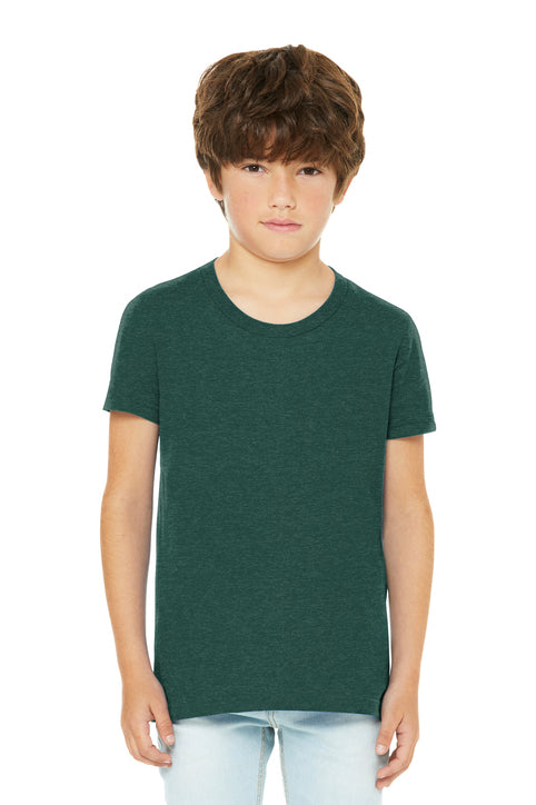 BELLA+CANVAS Youth Heather CVC Tee (BC3001Y)