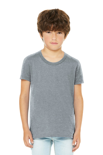 BELLA+CANVAS Youth Heather CVC Tee (BC3001Y)