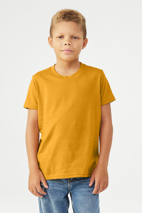 BELLA+CANVAS Youth Heather CVC Tee (BC3001Y)