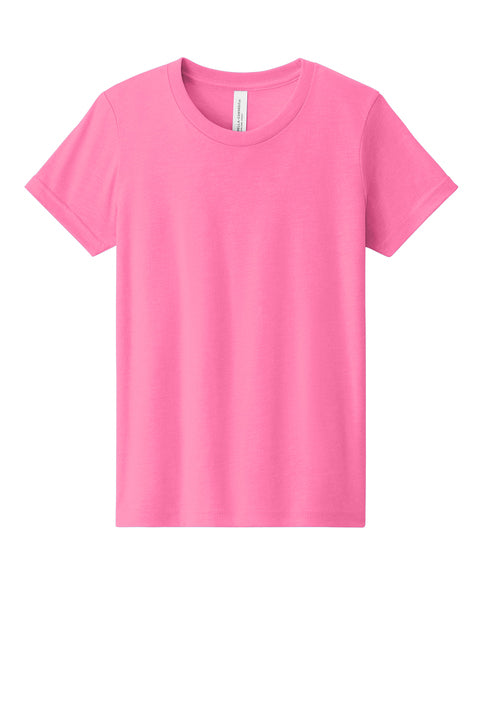 BELLA+CANVAS Youth Heather CVC Tee (BC3001Y)