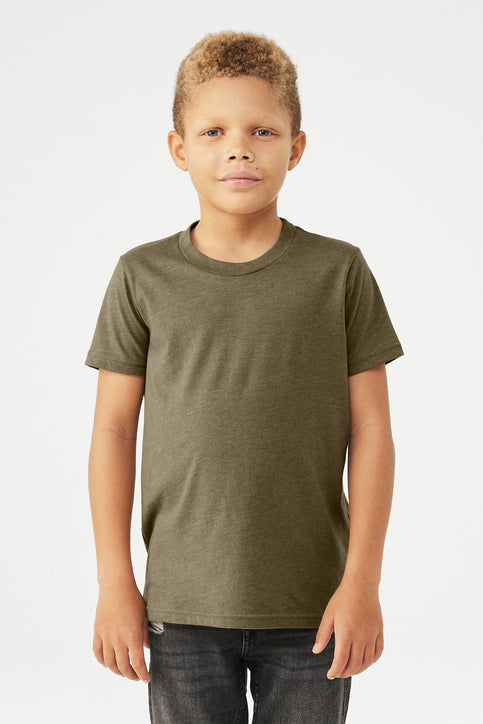 BELLA+CANVAS Youth Heather CVC Tee (BC3001Y)