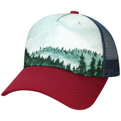 5PTKR Structured 5 Panel Trucker Cap