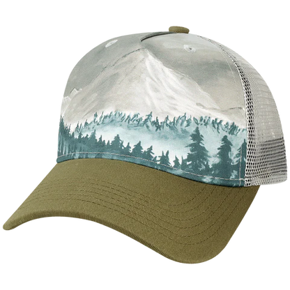 5PTKR Structured 5 Panel Trucker Cap