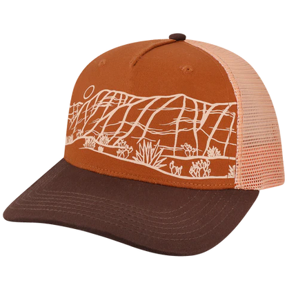 5PTKR Structured 5 Panel Trucker Cap