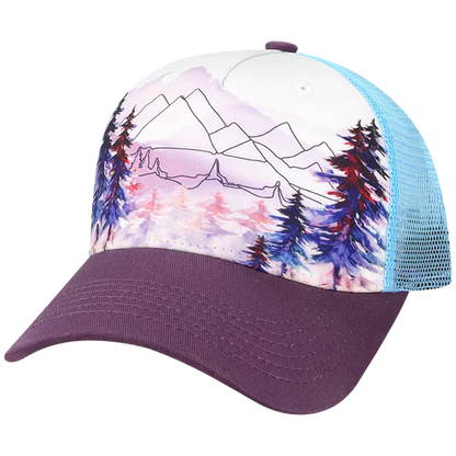 5PTKR Structured 5 Panel Trucker Cap