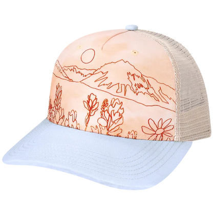 5PTKR Structured 5 Panel Trucker Cap
