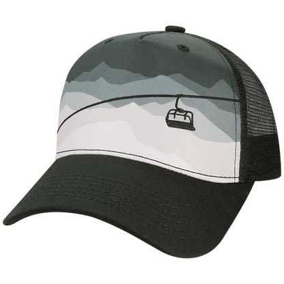 5PTKR Structured 5 Panel Trucker Cap