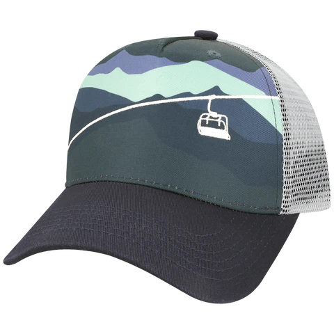 5PTKR Structured 5 Panel Trucker Cap - Parkerbuilt HQ