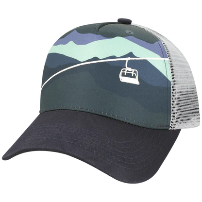 5PTKR Structured 5 Panel Trucker Cap
