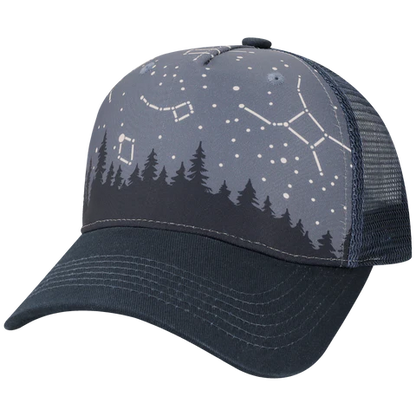 5PTKR Structured 5 Panel Trucker Cap
