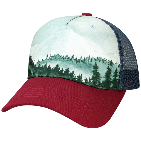 5PTKR Structured 5 Panel Trucker Cap - Parkerbuilt HQ