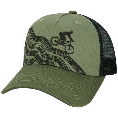 5PTKR Structured 5 Panel Trucker Cap