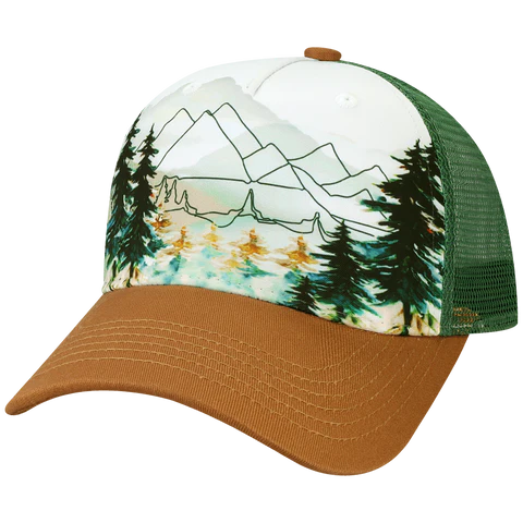 5PTKR Structured 5 Panel Trucker Cap - Parkerbuilt HQ