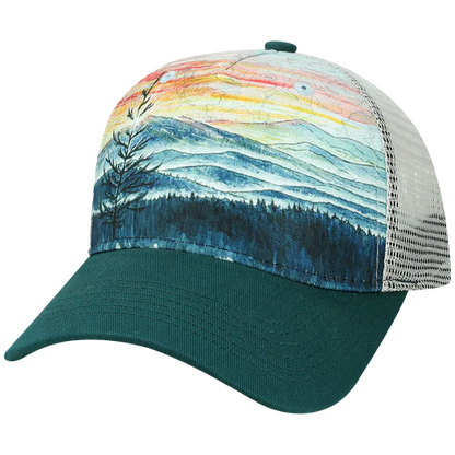 5PTKR Structured 5 Panel Trucker Cap