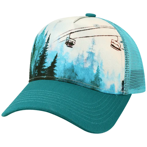5PTKR Structured 5 Panel Trucker Cap - Parkerbuilt HQ