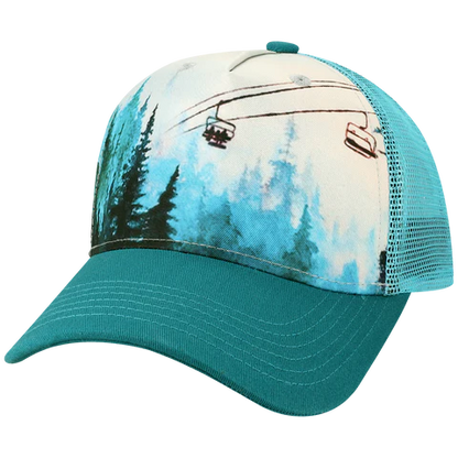 5PTKR Structured 5 Panel Trucker Cap