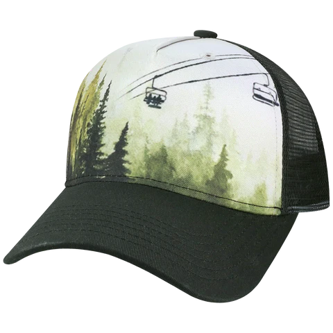 5PTKR Structured 5 Panel Trucker Cap - Parkerbuilt HQ