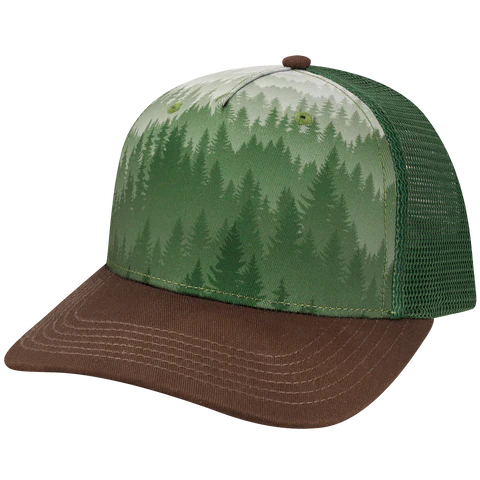 5PTKR Structured 5 Panel Trucker Cap - Parkerbuilt HQ