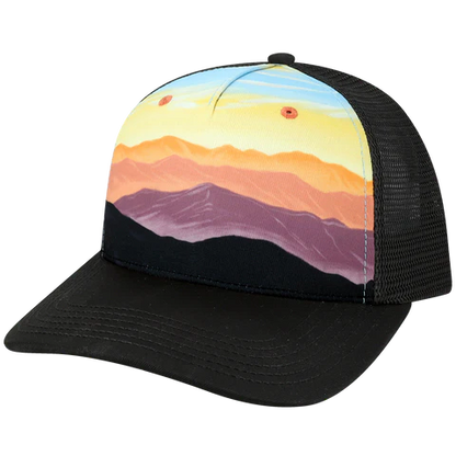 5PTKR Structured 5 Panel Trucker Cap