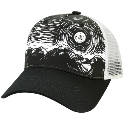 5PTKR Structured 5 Panel Trucker Cap