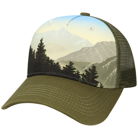 5PTKR Structured 5 Panel Trucker Cap - Parkerbuilt HQ