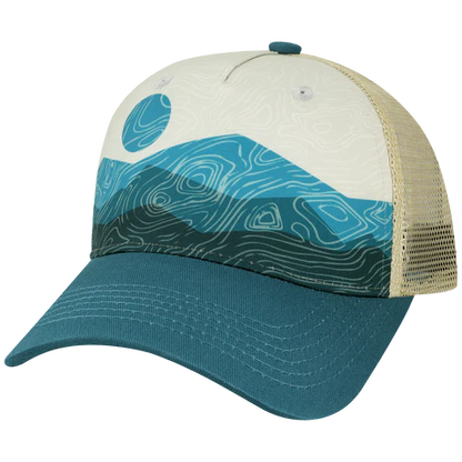 5PTKR Structured 5 Panel Trucker Cap