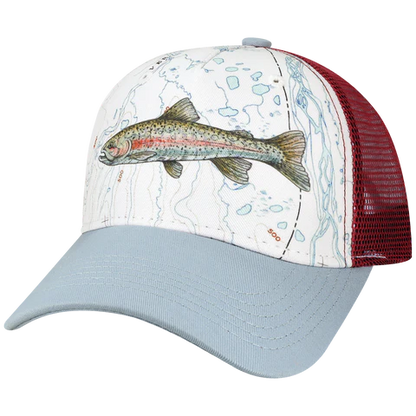 5PTKR Structured 5 Panel Trucker Cap