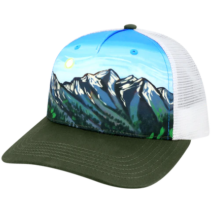 5PTKR Structured 5 Panel Trucker Cap