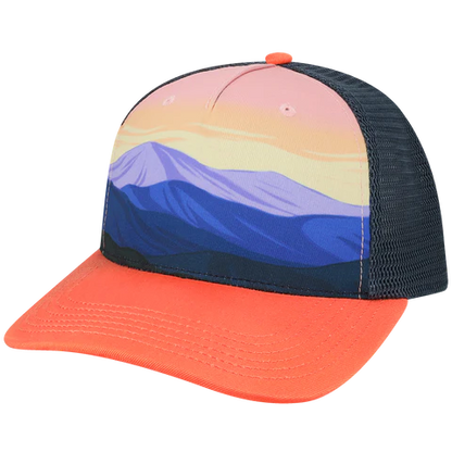 5PTKR Structured 5 Panel Trucker Cap