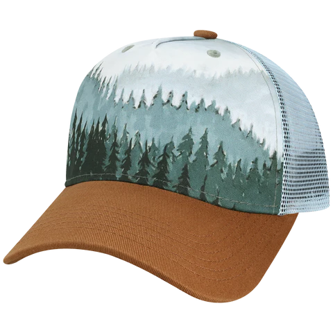 5PTKR Structured 5 Panel Trucker Cap - Parkerbuilt HQ