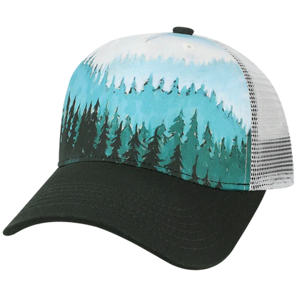 5PTKR Structured 5 Panel Trucker Cap