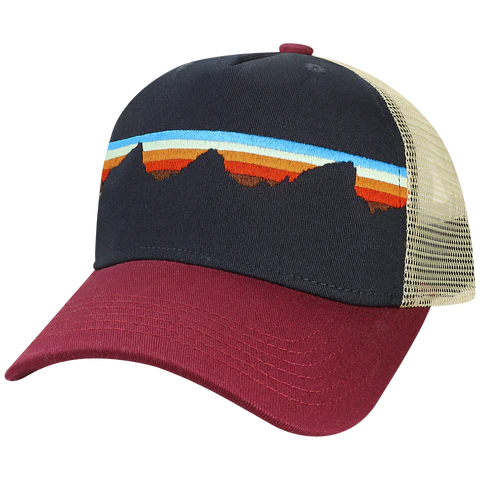 5PTKR Structured 5 Panel Trucker Cap