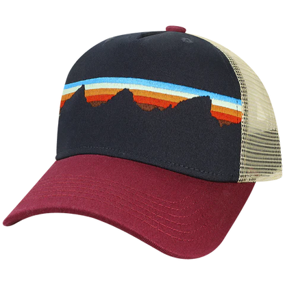 5PTKR Structured 5 Panel Trucker Cap