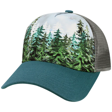 5PTKR Structured 5 Panel Trucker Cap - Parkerbuilt HQ
