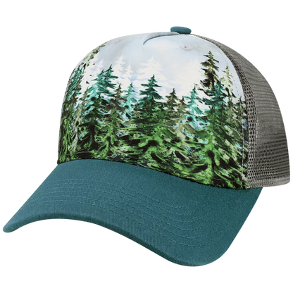5PTKR Structured 5 Panel Trucker Cap