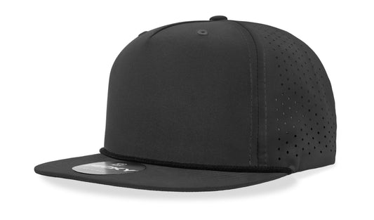 Decky 5 Panel High Profile Relaxed Perforated Performance Rope Hat