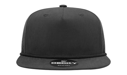 Decky 5 Panel High Profile Relaxed Perforated Performance Rope Hat