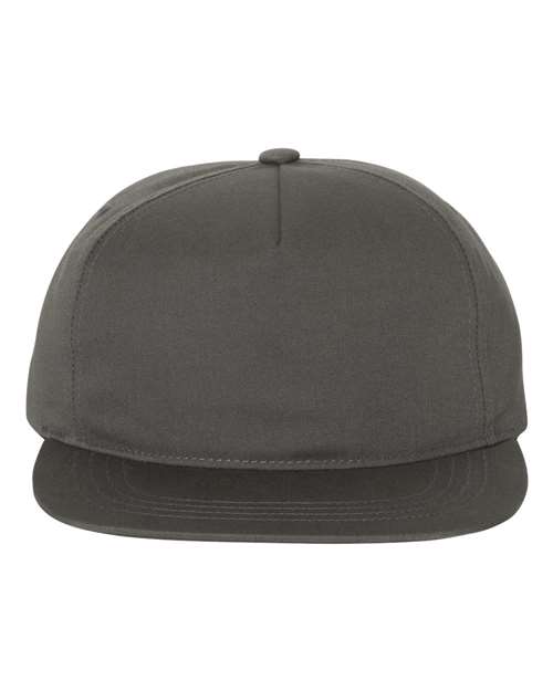 Lightly-Structured Five-Panel Snapback Cap - Parkerbuilt HQ