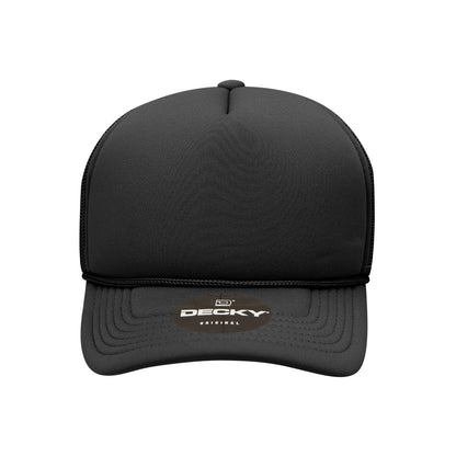 Decky Youth 5 Panel Mid Profile Structured Foam Trucker - Parkerbuilt HQ