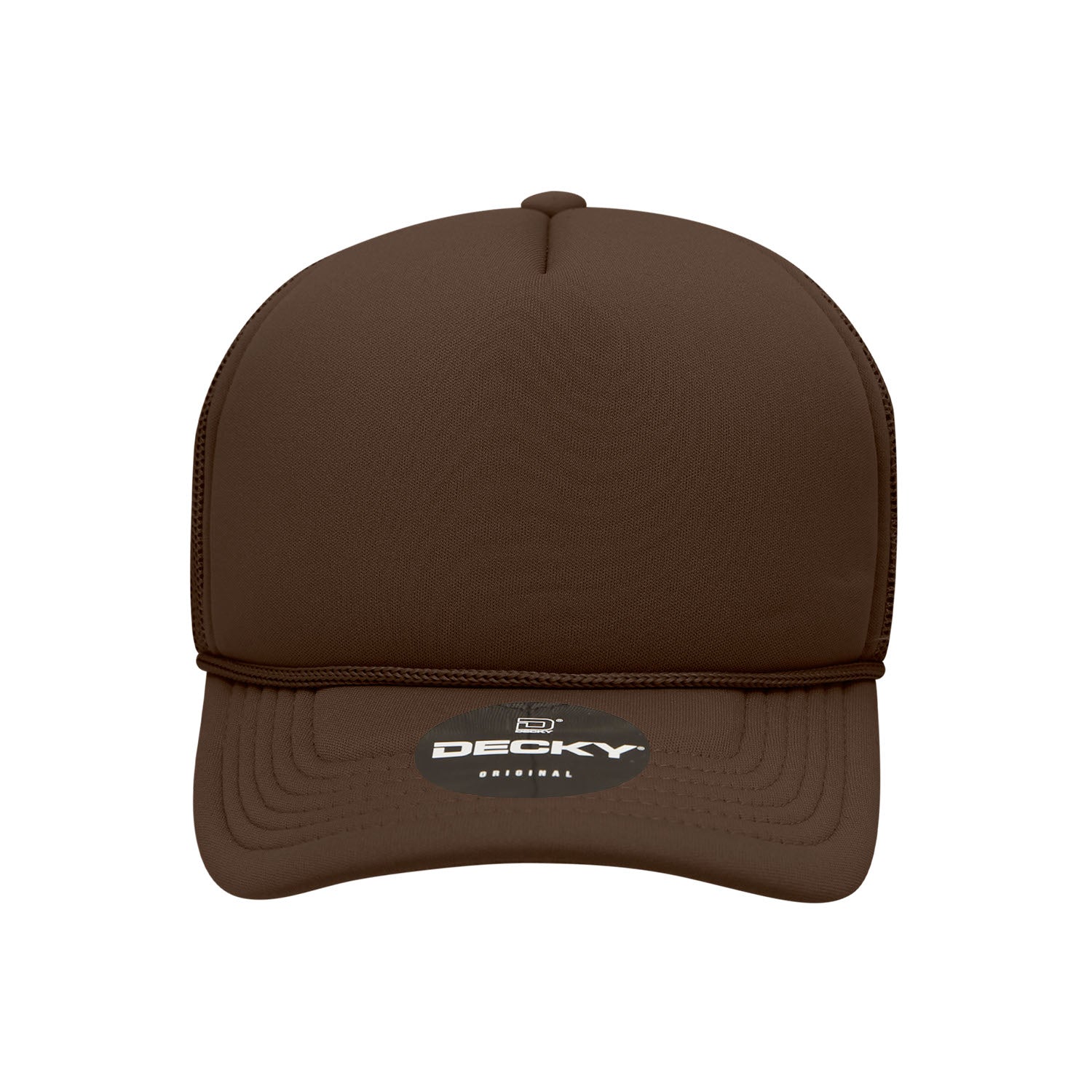 Decky Youth 5 Panel Mid Profile Structured Foam Trucker - Parkerbuilt HQ