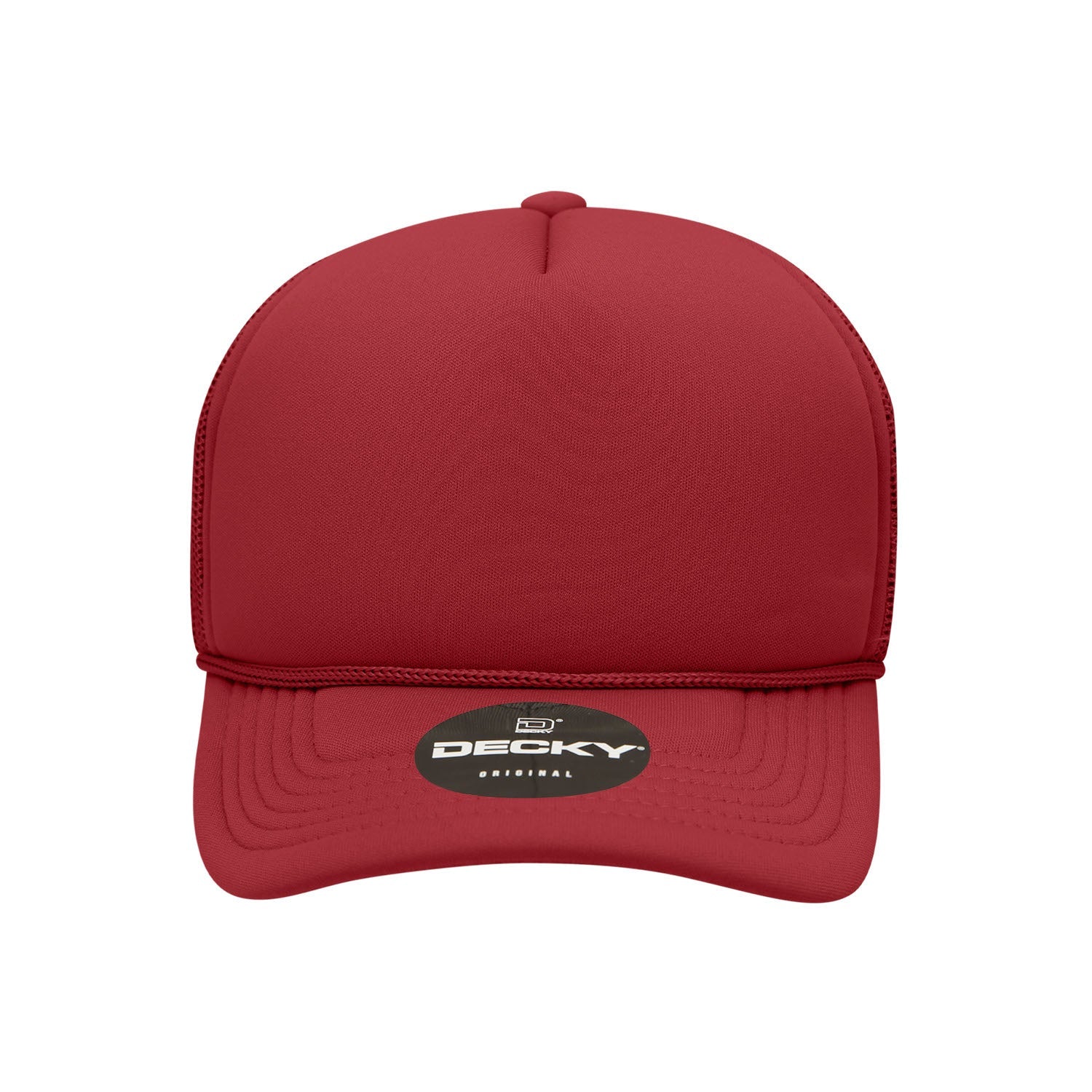 Decky Youth 5 Panel Mid Profile Structured Foam Trucker - Parkerbuilt HQ