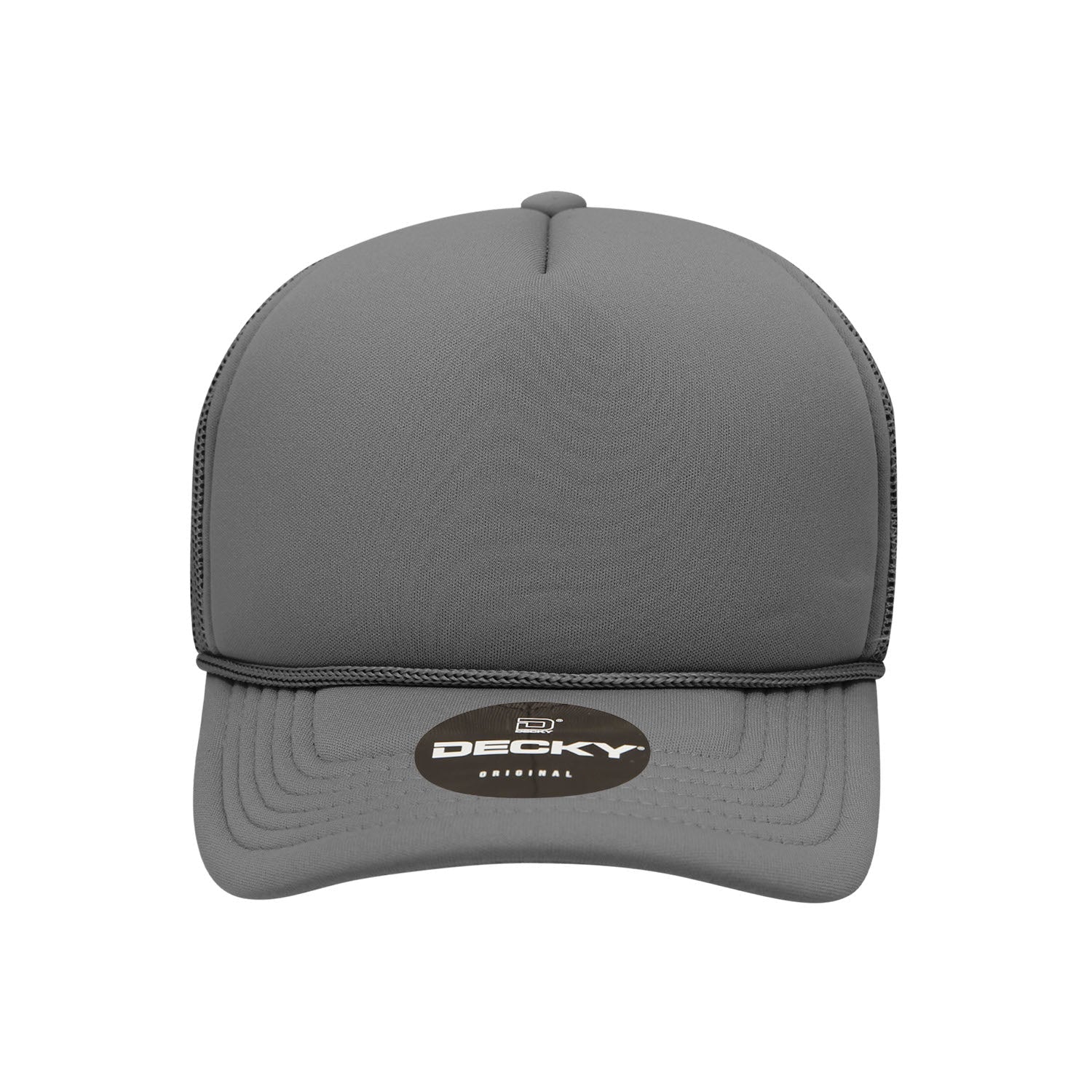 Decky Youth 5 Panel Mid Profile Structured Foam Trucker - Parkerbuilt HQ