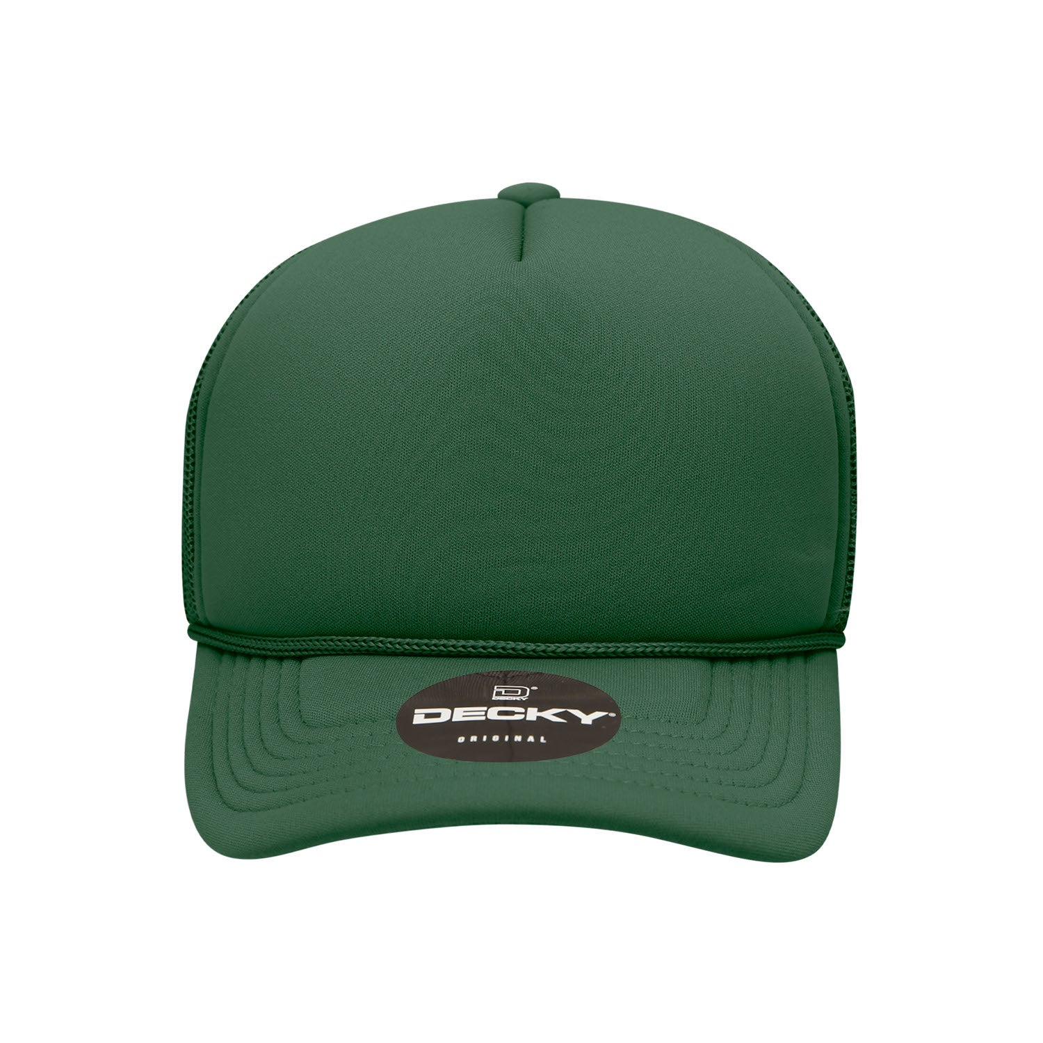 Decky Youth 5 Panel Mid Profile Structured Foam Trucker - Parkerbuilt HQ