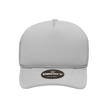 Decky Youth 5 Panel Mid Profile Structured Foam Trucker - Parkerbuilt HQ
