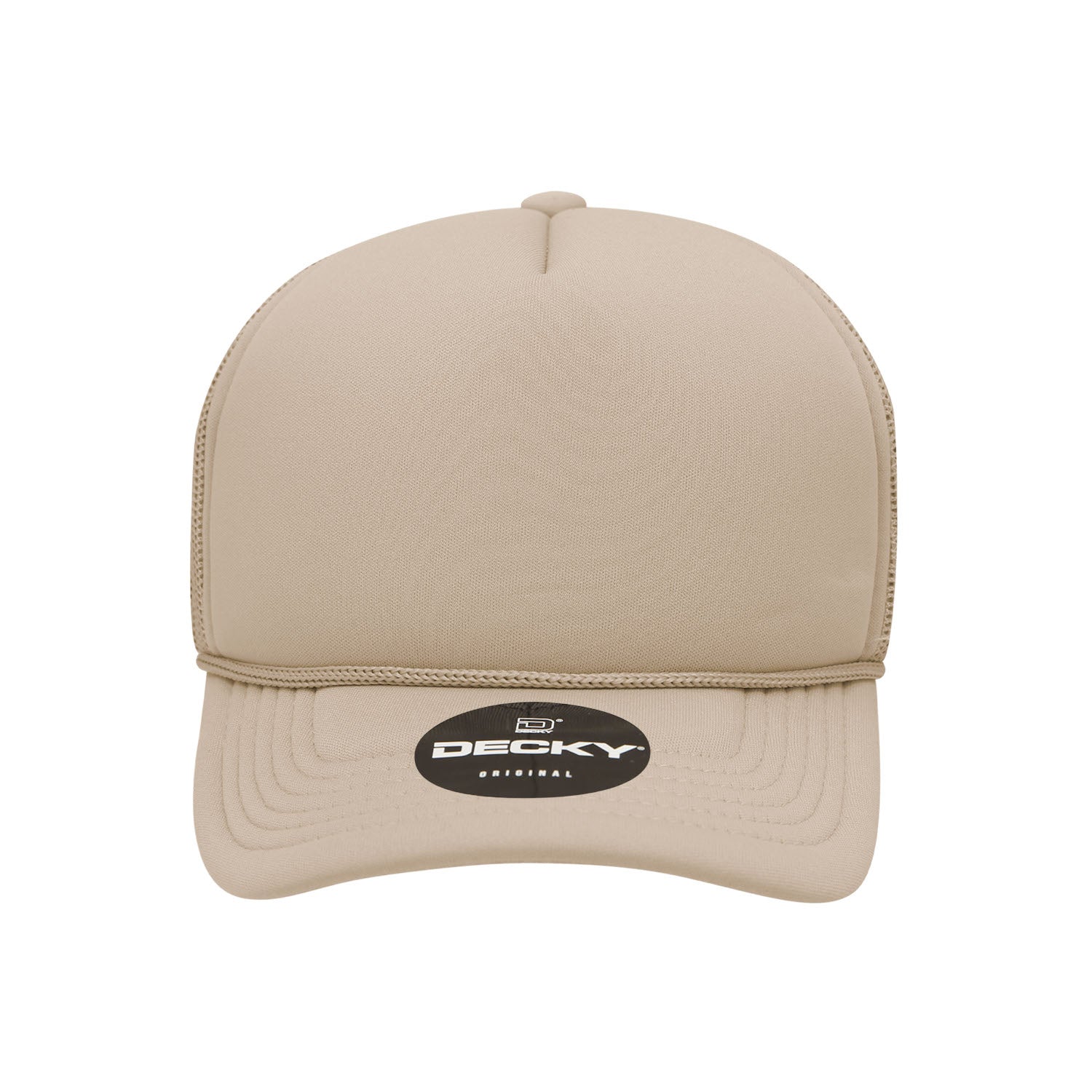Decky Youth 5 Panel Mid Profile Structured Foam Trucker - Parkerbuilt HQ