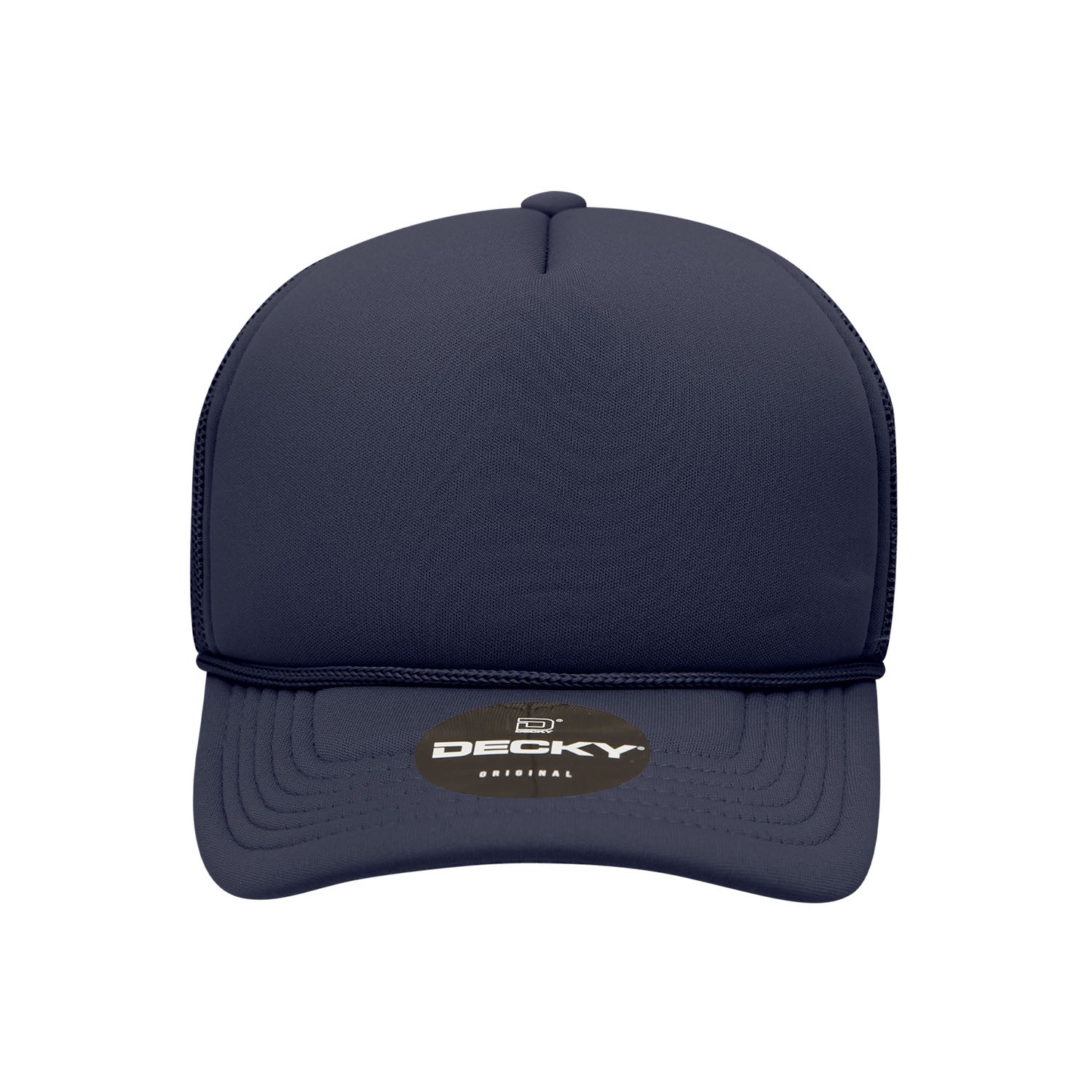 Decky Youth 5 Panel Mid Profile Structured Foam Trucker - Parkerbuilt HQ