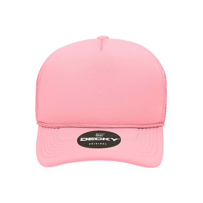 Decky Youth 5 Panel Mid Profile Structured Foam Trucker - Parkerbuilt HQ