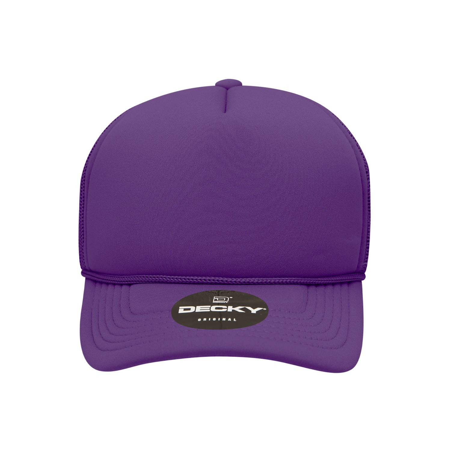 Decky Youth 5 Panel Mid Profile Structured Foam Trucker - Parkerbuilt HQ
