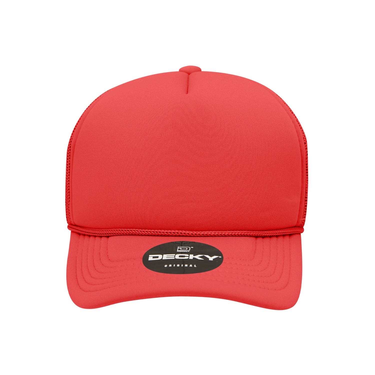 Decky Youth 5 Panel Mid Profile Structured Foam Trucker - Parkerbuilt HQ